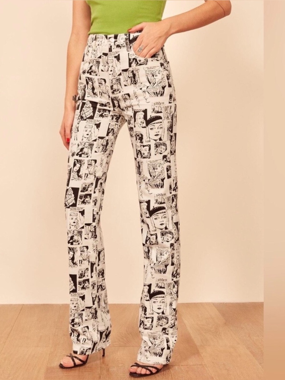 REFORMATION newspaper jeans